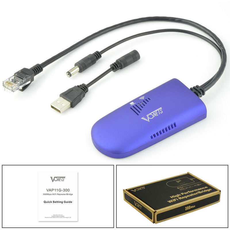 Vonets 300  802.11n / b / g  wi-fi  vap11g-300 -150m    dreambox  ip 