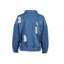Wink Gal 2015 Autumn Winter Long Sleeve Vintage Street Style Jeans Jacket Women Gangster Denim Jacket