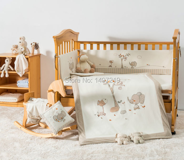 PH077 good quality cot bedding set for newborn baby (4)