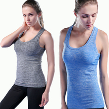 S-L 4 colors New Style Women’s Sport Tank Tops Quick Dry Breathable Sleeveless Running Clothes Gym Fitness Sexy Vest