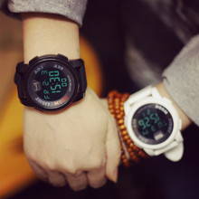 2015 New Arrival LED Stop Watch Rubber Silicone Men Women Lover Watches High Quality Quartz Sports Wristwatches Gift
