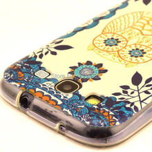 2014 NEW TPU Butterfly Case for Samsung Galaxy S 3 i9300 Gel Rubber Silicone Back Cover