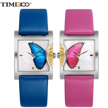 TIME100 Fashion Luxury Couples Watches Quartz Watches Men Women Shell Dial Aolly Case Leather Strap Ladies Wrist Watch Relojes