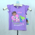 Fashion baby doc mcstuffins clothes for girls t shirt kids clothes baby girls tops kid t