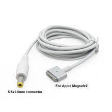 High-Quality DC 5.5×2.5mm Male Connector DC to MagSafe 2 Charger Cable For Apple Macbook Air Pro Power Adapter 85W 60W 45W T-Tip