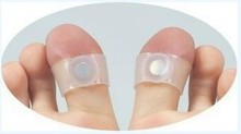 2 Pairs Slimming Magnetic Silicon Foot Massage Toe Ring Weight Loss Easy Healthy GT245