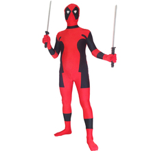 Deadpool Cosplay Costumes Fictional Character Costumes Elastic Lycar Fabric Cheaper Party Zentai Suits Different Sizes DCC37
