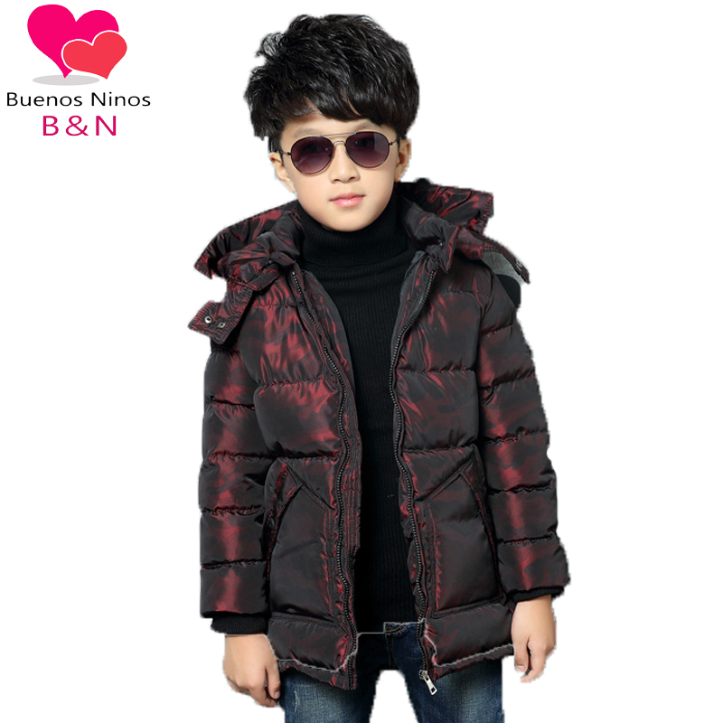 Buenos Ninos Free Shipping Korean Style 2015 Print 6 Sizes 3-14 Years Old Casual Hooded Collar Zipper Cotton Coat for Winter 8.5