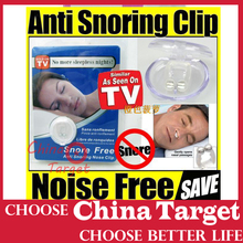 As seen on TV Snore Stopper Nose Clip TV Magnets Silicone Snore Free Silicone Anti Snoring Aid Nose Clip In Retail Packing