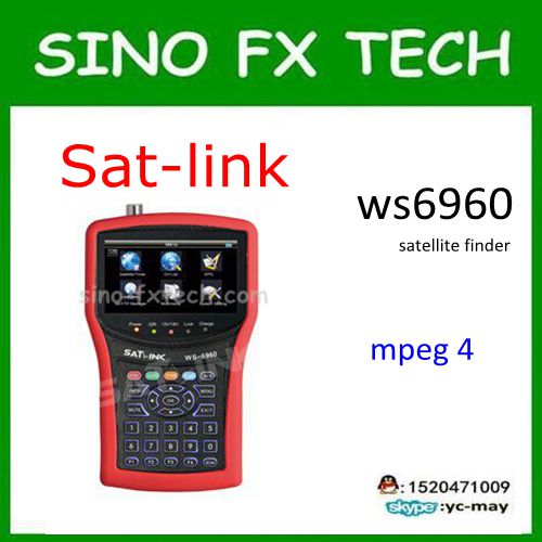 4 3 inch HD display DVB S DVB S2 HD MPEG4 satlink 6960 font b Satellite
