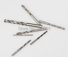 5 unids/set 9.0 * 125 mm TIN recubierto CNC molido HSS M35 Co5 % torcedura brocas de mango recto para duro SS / acero / acero fundido hierro alum