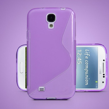 S4 Mini S Line Anti skid Soft TPU GEL Skin Case For Samsung Galaxy S4 Mini