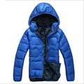 Men s Ultra Light Down Jackets White Duck Down Padded Coats Warm Down Parkas Winter Outerwear