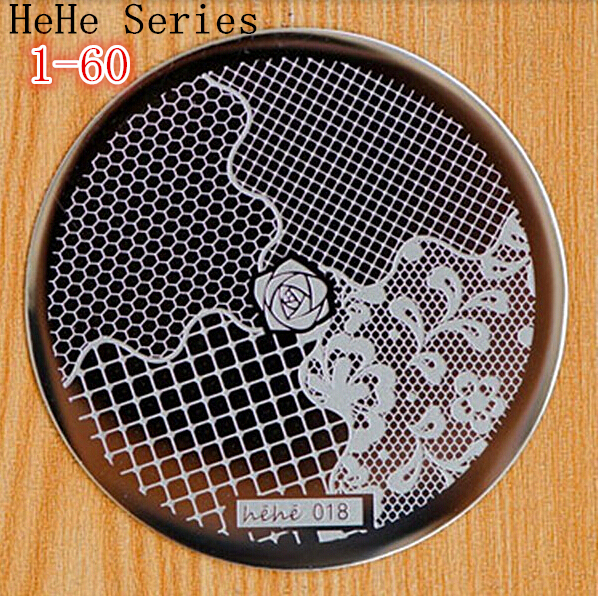 Hive Flower Pattern etc 60 Design Plate hehe 1 60 Series Nail Art Image Konad Print