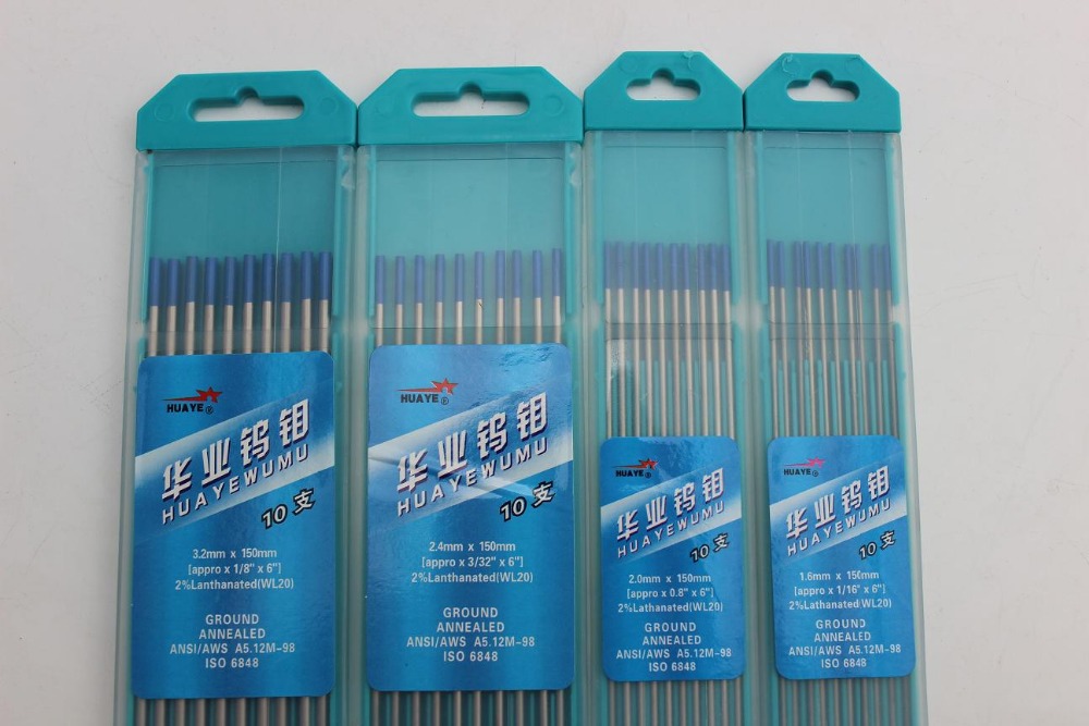 Купить lanthanated вольфрама electrode/ground/annealed/blue3.2mmx150mm