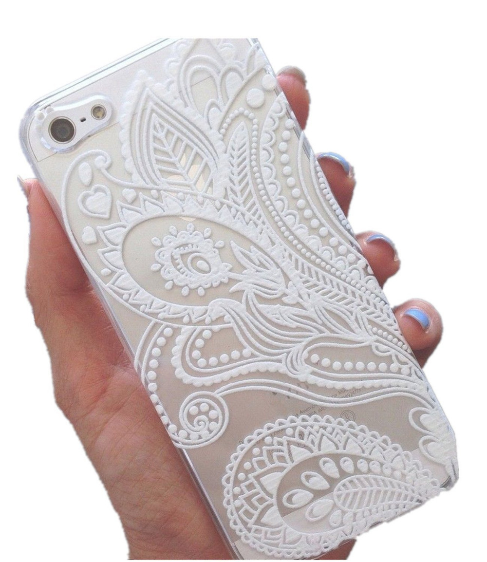 Online kopen wholesale fashion floral henna white plastic flower ...