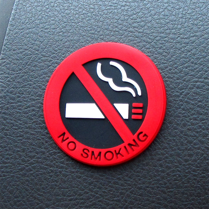 5pcs car styling car sticker no smoking stickers Fit for all car For example mazda volkswagen