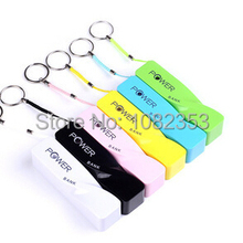 Emergency portable charge bank perfume shape six color two USB out light weight backup powers for