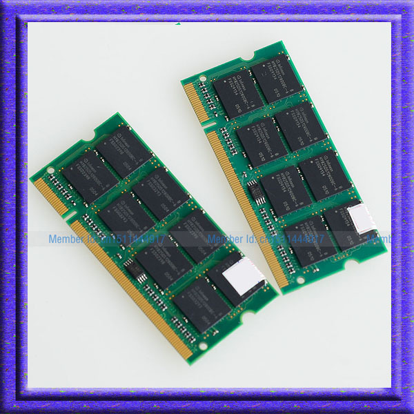 2GB 2x1GB PC2700 DDR333 200PIN SODIMM Laptop MEMORY 2G 200-pin SO-DIMM RAM DDR Laptop Notebook MEMORY Full test Free Shipping