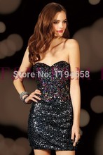 New Designer Classy Hot Sale Beautiful Sexy Lady Gorgeous Short Mini Bling Luxury Fashion Unique Elegant Prom Dresses