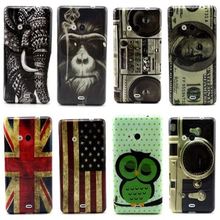 Fashion Cartoon TPU Silicone Soft Cell Phone Case For Microsoft Nokia Lumia 535 N535 Back Skin Cover Protect ShockProof Bag