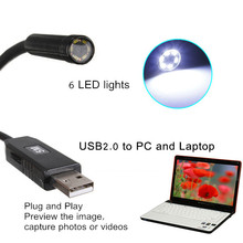 New Arrival Mini 5 5mm Dia USB Endoscope 1 3MP HD Endoscope Waterproof Camera 6LED 5M