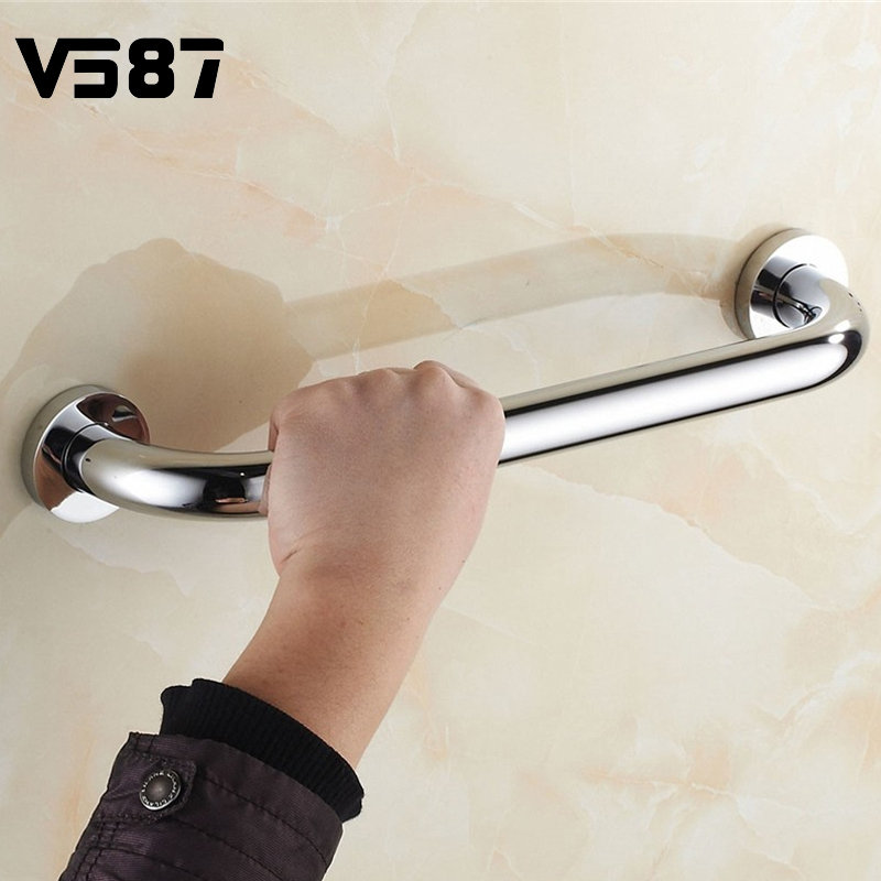 Safe Bath Bathroom Accessories Shower Tub Helping Handgrip Older Stainless Steel Grab Bar Support Handle People Keeping Balance