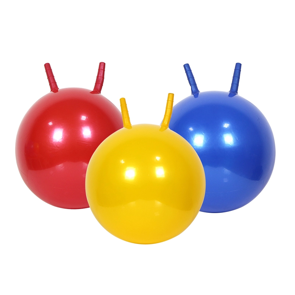 child's bouncy ball with handle