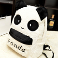 Women Backpack 2016 Winter Cute Cartoon Plush Panda School Bags Female Youth Backpacks for Teenage Girls