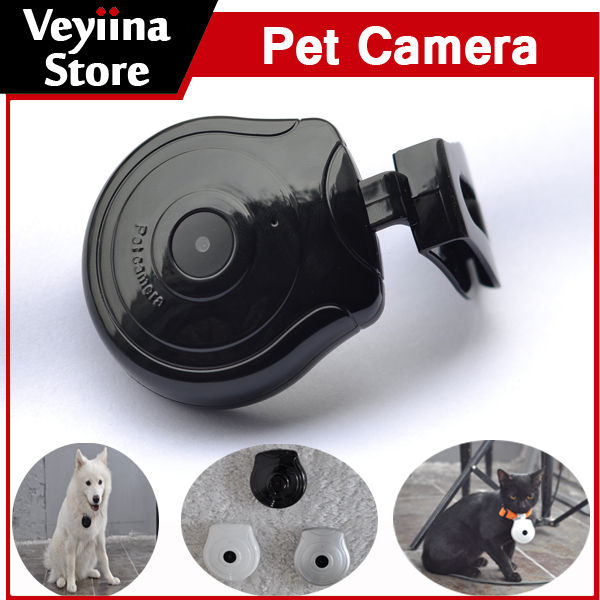 New Pet Camera Pet's Eye View Camera for dog cat Digital Clip On Collar Camera Cam 300KP Pet