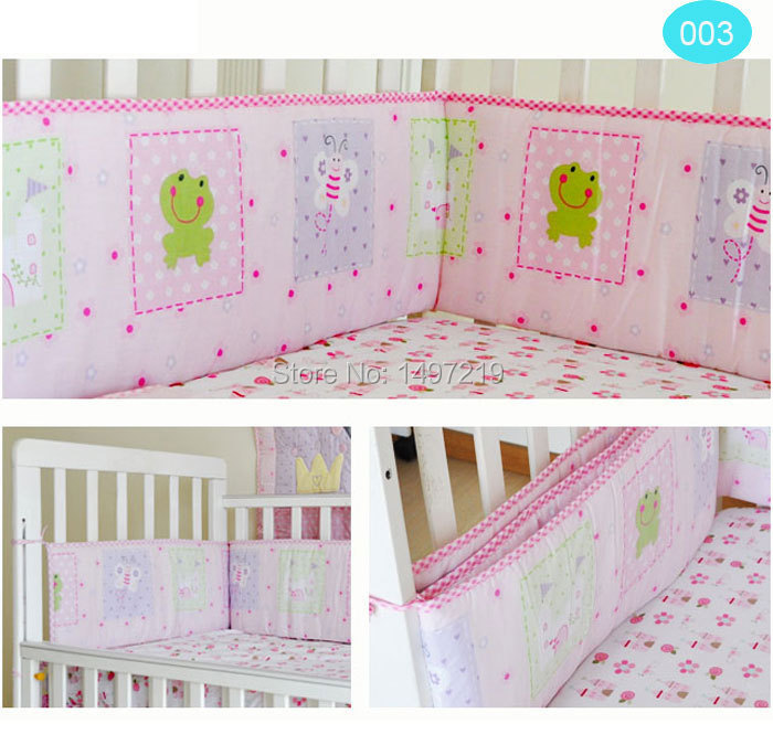 PH170 pink cot bumpers (4)