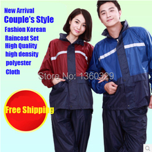Korean Couple’s Style Burberry_ men Womens Long Raincoats Motorcycle Sports Waterproof Girls Clothes Woman Rain Coat