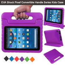 EVA Shockproof Light Weight Kids Case Super Protection Cover Handle Stand Case For Amazon Fire HD 8 2015 8” Kindle Tablet