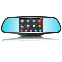 EZONETRONICS Car Rearview Mirror Monitor with GPS DVR FM Transmitter Android 4.4 Quad Core 512MB DDR3 8G Flash 2100
