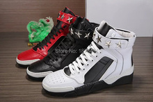 New 2016 High Quality Autumn Winter men shoes Luxury Brand genuine leather Fashion High Top Casual Shoes Outdoor Flats shoes men
