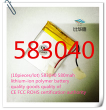 ( 5 pieces / lot ) 583040 580 мАч литий-ионный полимер аккумулятор товары CE FCC ROHS центра сертификации