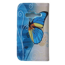 Flower Pattern Flip Stand Wallet Leather Cover case for samsung galaxy trend 2 lite g318 sm