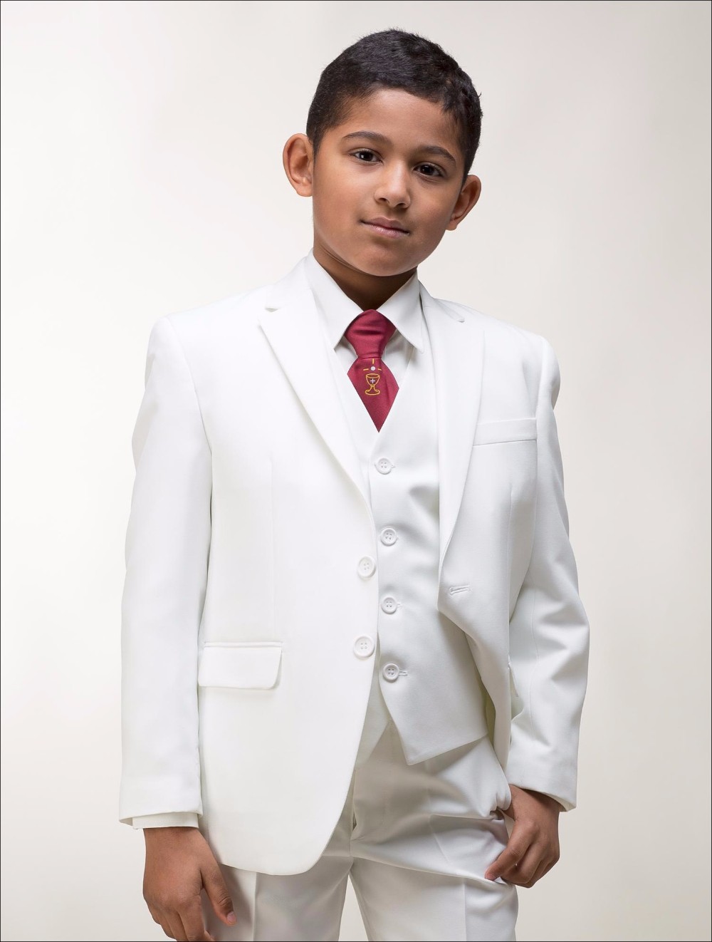 3 piece boy suit