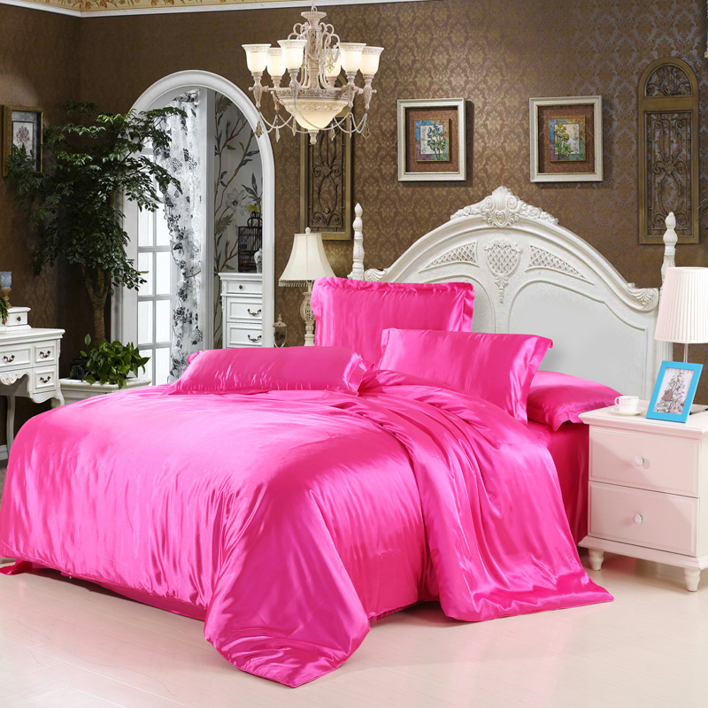 Cheap Luxury Bedding Sets Silk Quilt Duvet Cover Sets Full Queen King Size Bedding Sets Many ...