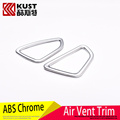 KUST ABS Material Air conditioner vent Trim For Hyundai For Tucson 2015 2016 Outlet Trim Sticker