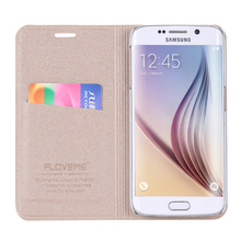 Floveme S6 S6 Edge Elegant Original Leather Case For Samsung Galaxy S6 S6 Edge Flip Wallet