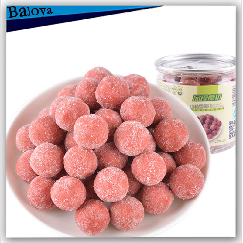 Hawthorn Shirley Ball 258g dried fruit candied hawthorn ball cans loaded snacks buy direct from china