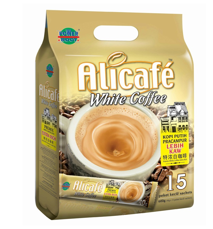 Imported from Malaysia Alicafe brown a 3 in 1 top thick white coffee 600 g free