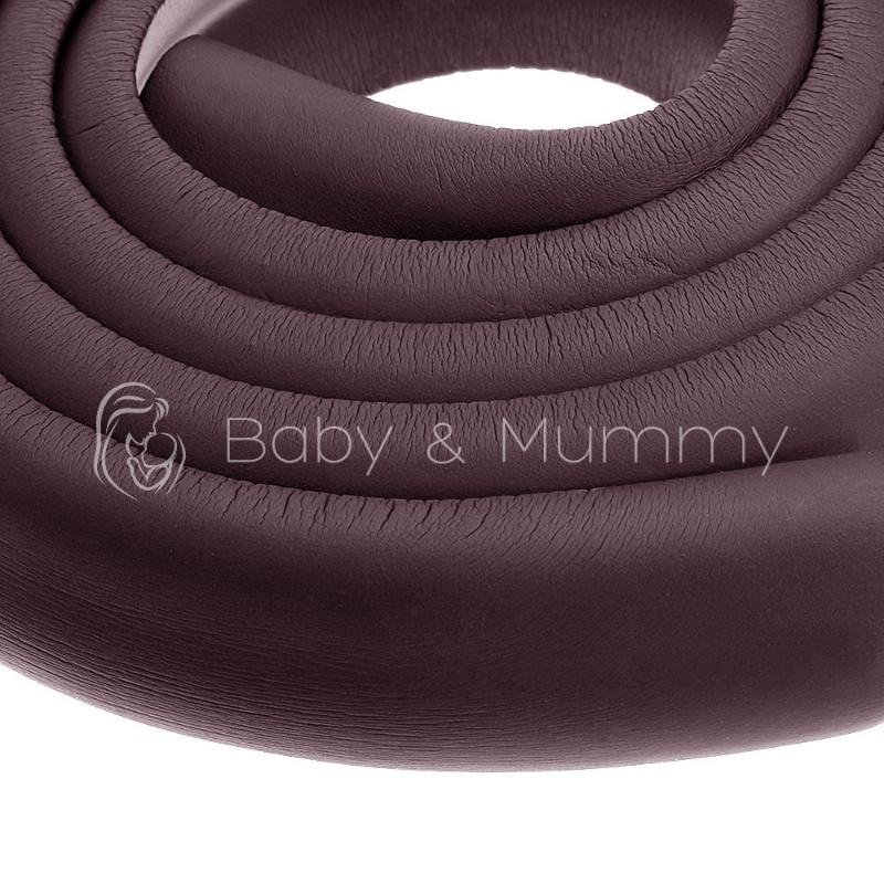 2m Baby Safety Edge Table desk Corner Guard Protect Cushion Soft Strip Bumper Brown