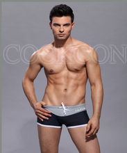 No discount Swimwear men Sexy patchwork swimming trunks Cockcon nylon low waist men s swimwear