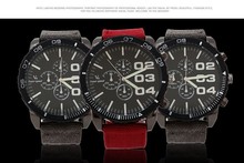 2015 nueva moda de pulsera de cuarzo correa para movimiento de importación gran Dial Men Sports relojes hombres reloj militar del Relogio Masculino