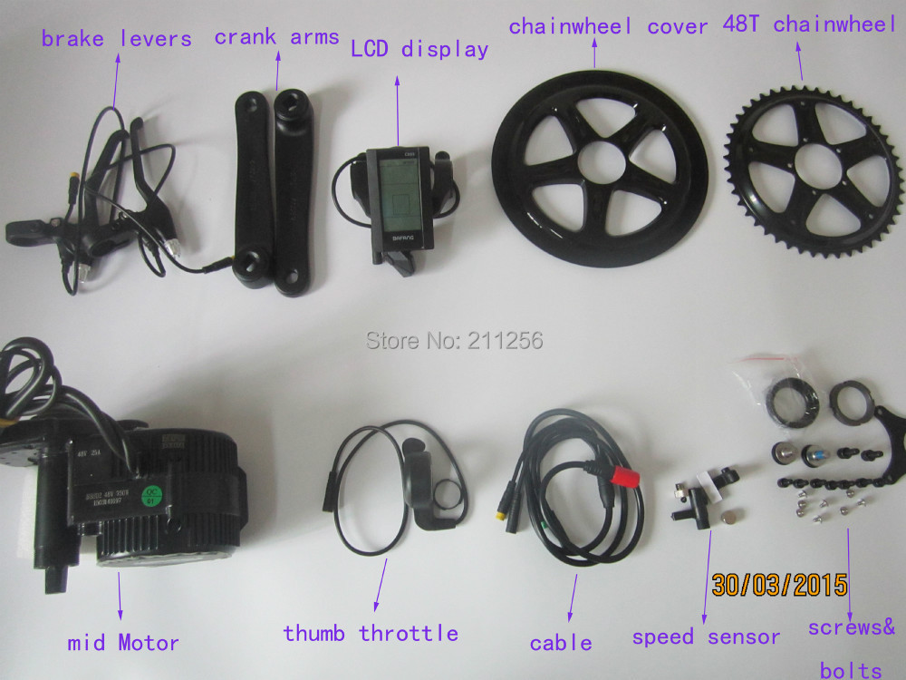 Купить 48V 750w 8fun/Бафанг bbs02 середине / центр комплекты двигателя ...