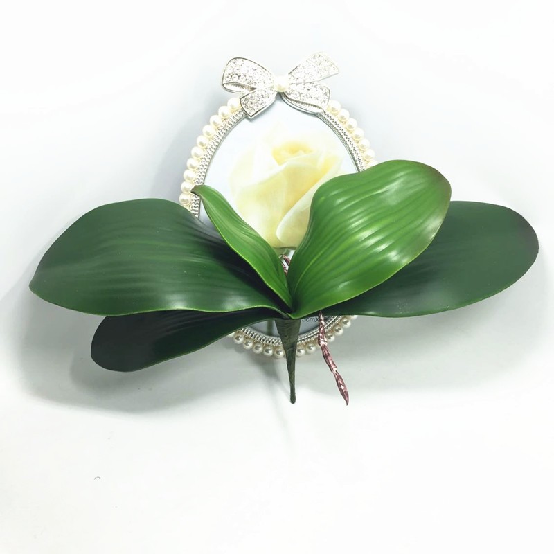 decoration flower orchid leaves (3)