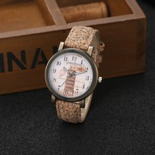 2016 Popular Fashion Leather Quartz Watch Lovers Casual Watch Men Women Watches Unisex Watch Clock Hour