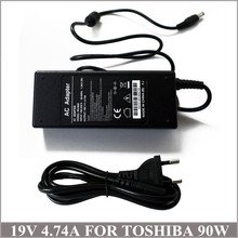 19V 4.74A 90W Laptop AC Adapter Charger For Notebook Toshiba Satellite C875-S7303 C875-S7304 C875-S7340